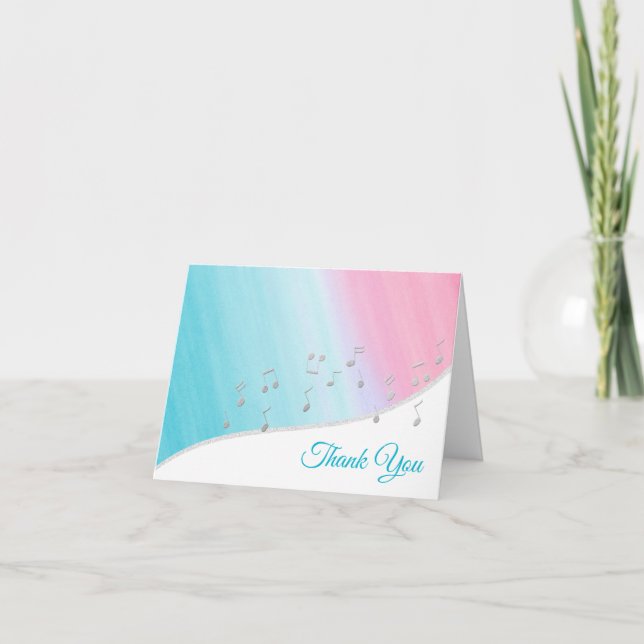 Notas de Música Silver Obrigado (Frente)