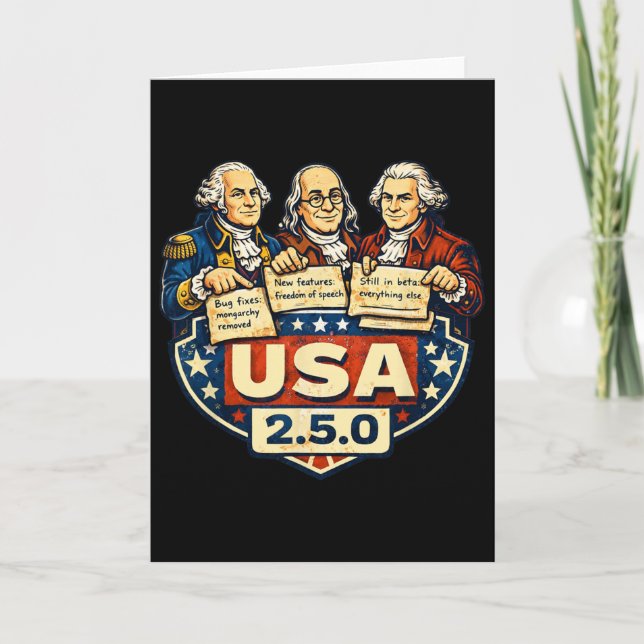 Notas de Patch 2.5.0 Usa Pais Fundadores Engraçado (Frente)