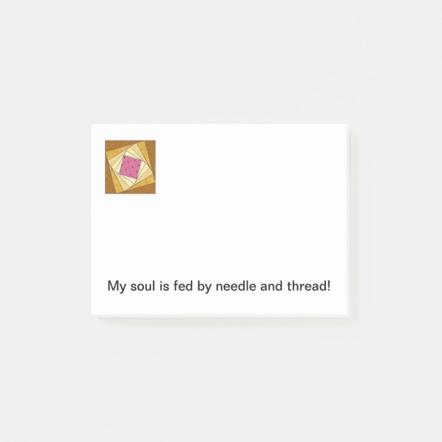 Notas de post-it do bloco da edredão (Frente)