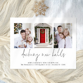 Notas Decking New Halls 3 Fotos Movimentadas Cartão de N