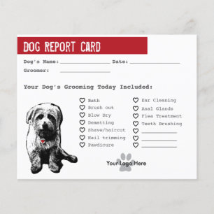 Notas do cão para Groomers do cão
