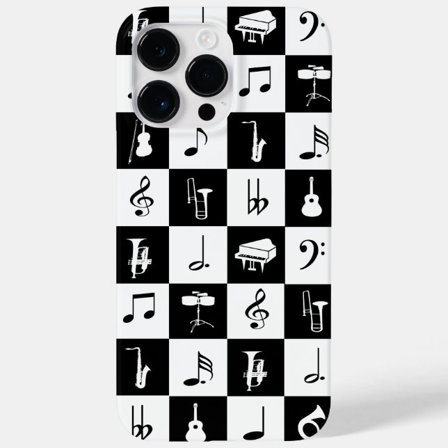 Notas e Instrumentos de Música Modernos na moda (Verso)