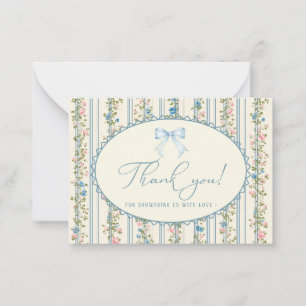 Notas Elegante cartão nota plana de aquarela de flor sil
