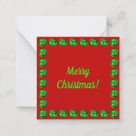 Notas Feliz Cartão de Natal