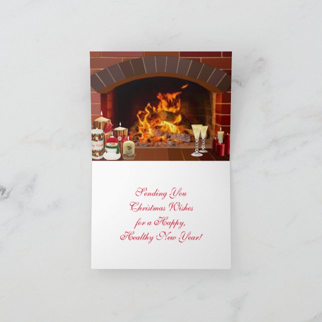 Notas Feliz Cartão de Natal (Interior)