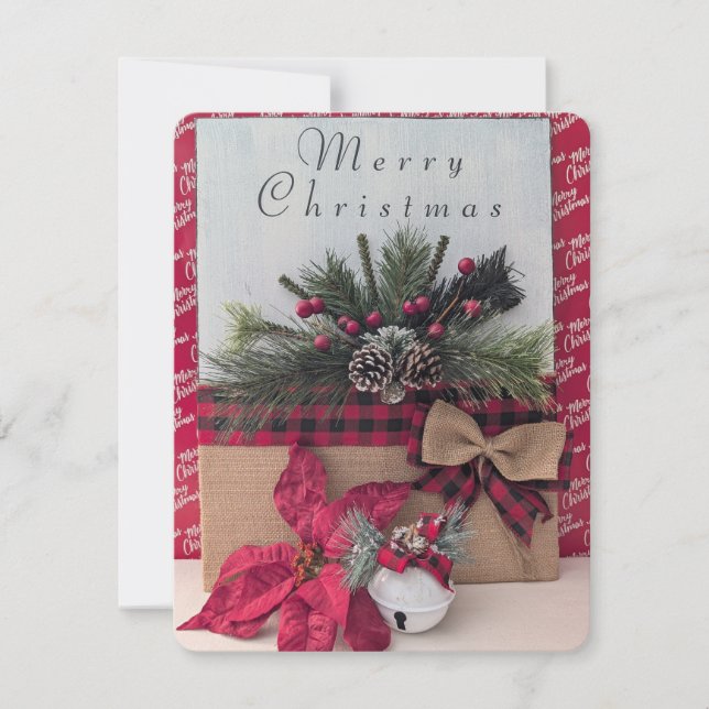 Notas Feliz cartão de Natal (Frente)