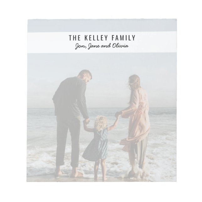 Notas Foto personalizada do Cheio de cores para o Bloco  (Frente)