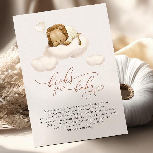 Notas Leão em Livros Nuvem para Cartão de Gabinete para  (Criador carregado)