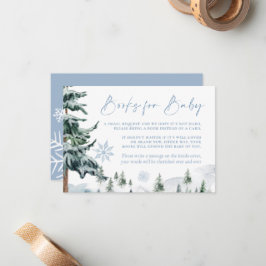 Notas Livros de inverno para Cartão de Bebê