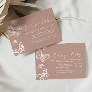 Notas Livros Minimalistas para Cartão de Bebê