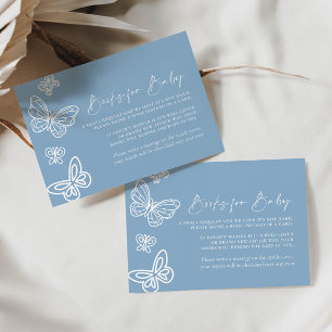 Notas Livros para Cartão de Bebê Azul Daisy