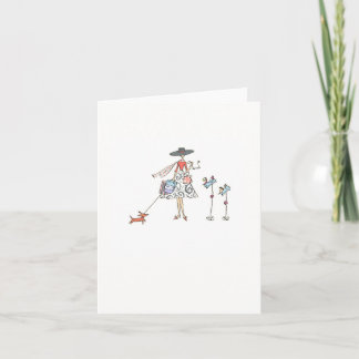 Notas Lulu / Cartão de nota 4 x 5.6 do comprador