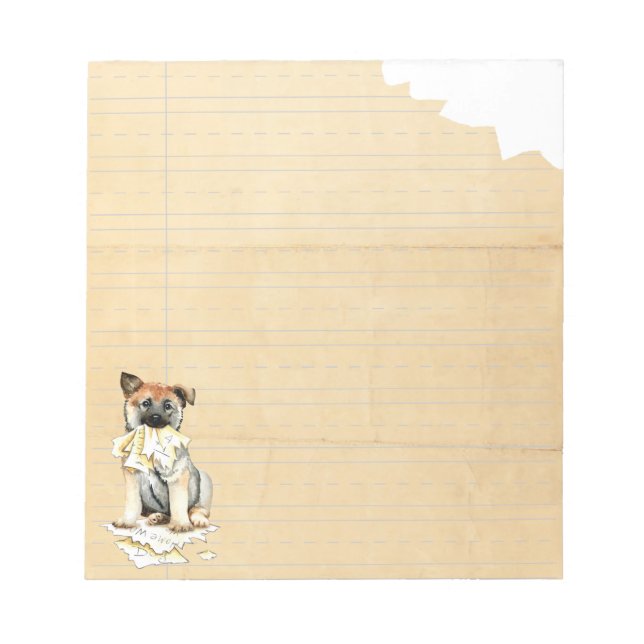 Notas Meu Elkhound Norueguês Comeu meu Bloco de Anotaçõe (Frente)