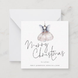 Notas Minitamanho | Cartão de Natal Mínimo para Leite