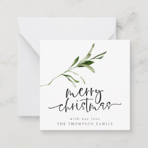 Notas Minitamanho Foliage - Feliz Cartão de Natal