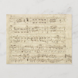 Notas Musicais Antigas - Partitura de Chopin