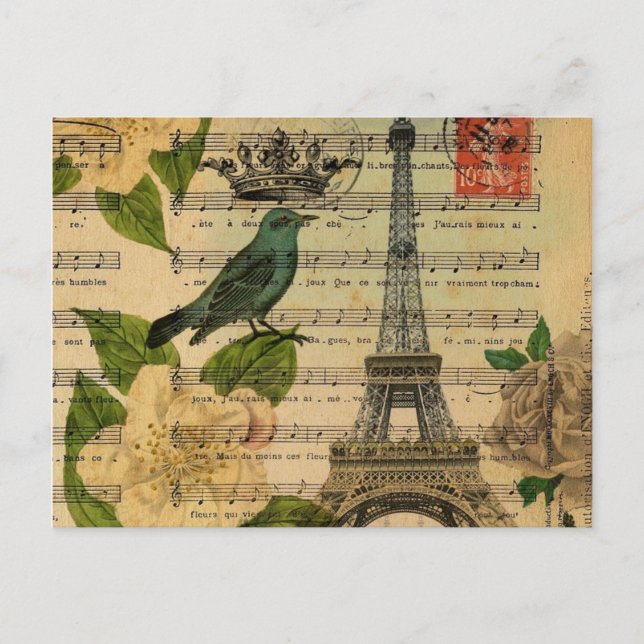 notas musicais camellia french paris eiffel torre (Frente)