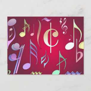 Notas Musicais Coloridas