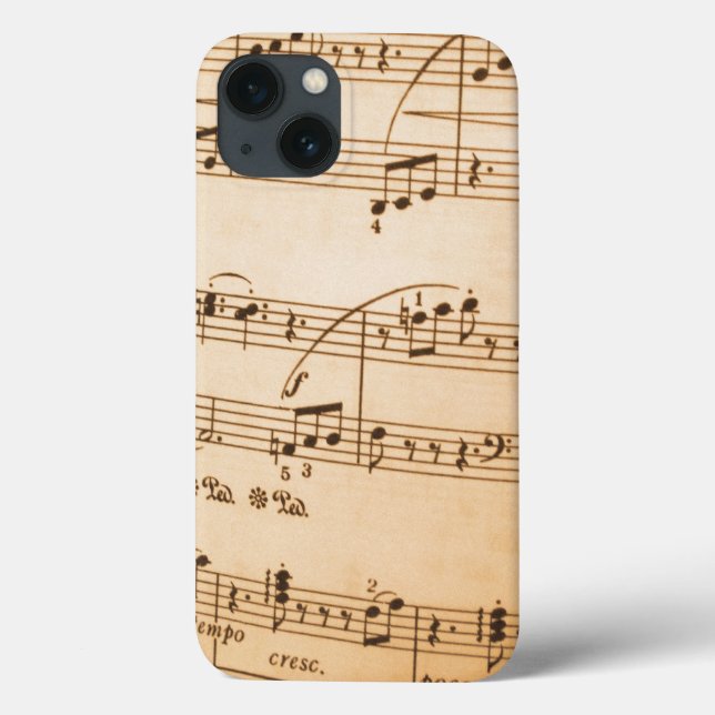 Notas Musicais de Fundo (Verso)