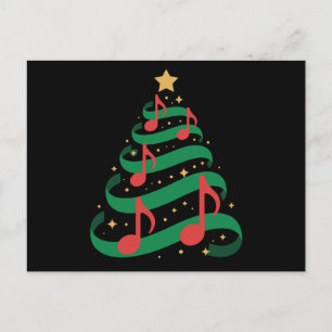 Notas Musicais De Natal Árvore Estrela Melodia De 