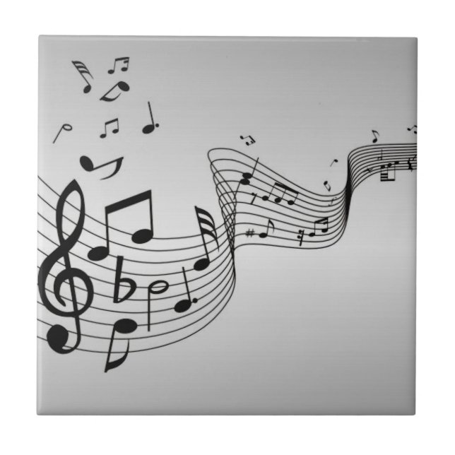 Notas Musicais em Prata (Frente)