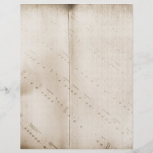Notas Musicais Grunge Letterhead