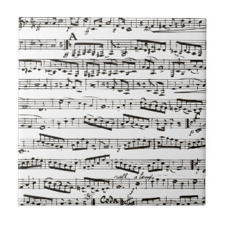 Notas musicais preto e branco