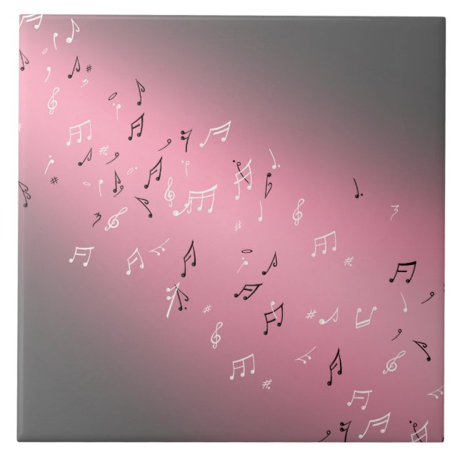 Notas Musicais Rosa à Lua (Frente)