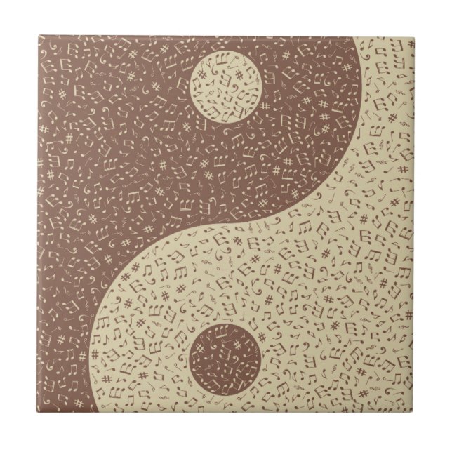 Notas Musicais Yin Yang (Frente)