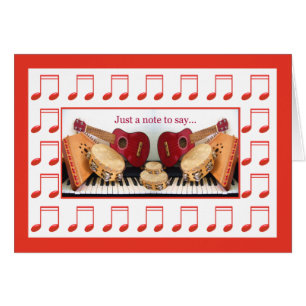 NOTAS MÚSICAS ~ Cartão