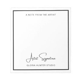 Notas Nota de Assinatura de Arte Personalizada do Bloco 