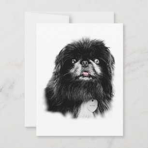 Notas Papelaria Pekingese - Cartão de vazio "Mork"