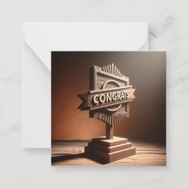 Notas Parabéns Cartão de Saudação