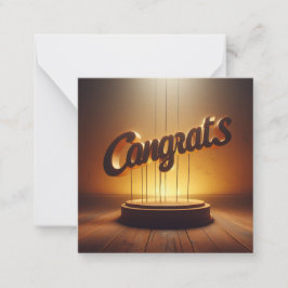 Notas Parabéns Cartão de Saudação