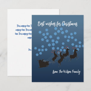 Notas Personalizar Cartão de Saudação de Natal Simples