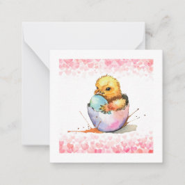 Notas Pinto de Páscoa (estilo cartão postal) Saudação