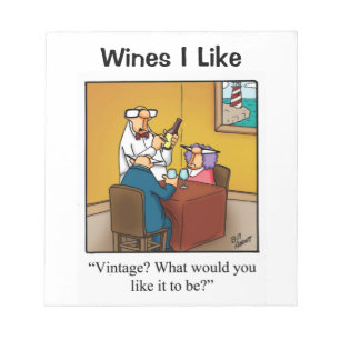 Notas Presente no Bloco de Diários de Humor de Vinho