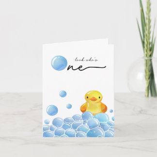 Notas Primeiro Aniversário Olha Quem É Um Cartão De Aniv