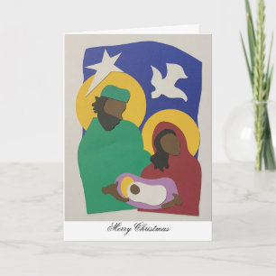 Notas Santa Natividade Familiar com Jesus Cartão de Nata