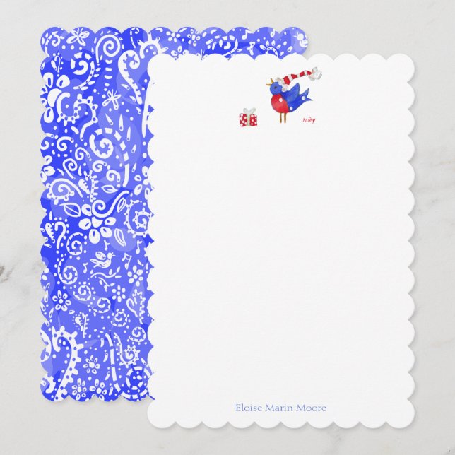 Notas sobre aves e pacotes (Frente/Verso)