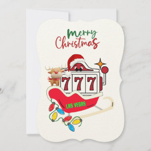 Notas Um Cartão de Natal Las Vegas 777