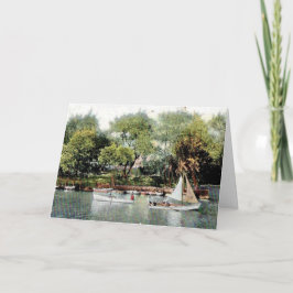 Notas Vintage — Cartão de Vela do Rio Russo