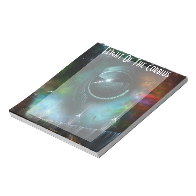 Notas Voo Do Bloco De Arte Fratural Corbius (Invertido)