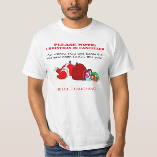 Note por favor: O Natal é camisetas engraçadas