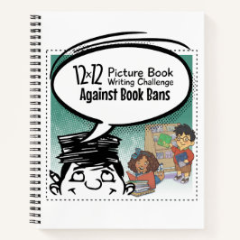 Notebook 12 x 12 Contra a proibição de livros