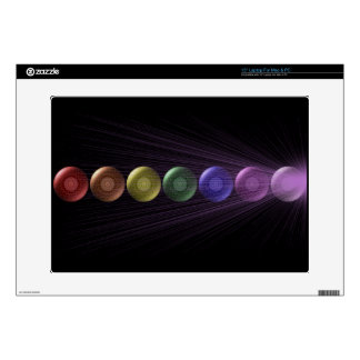 Notebook Adesivo Pele do laptop de 7 Chakras