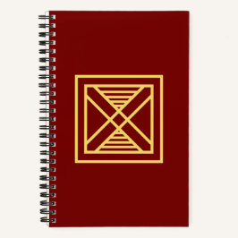 Notebook African Adinkra (Serviço e Liderança)
