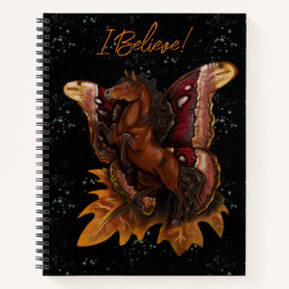 Notebook Atlas Moth Fairy Horse