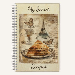Notebook Baklava Ephemera Collage Art