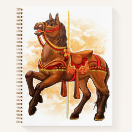 Notebook Bay Carousel Horse